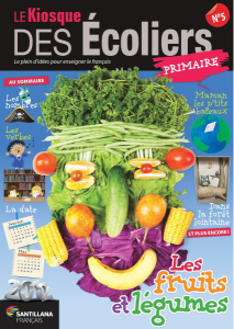 5-Le kiosque des écoliers-Les fruits et légumes...